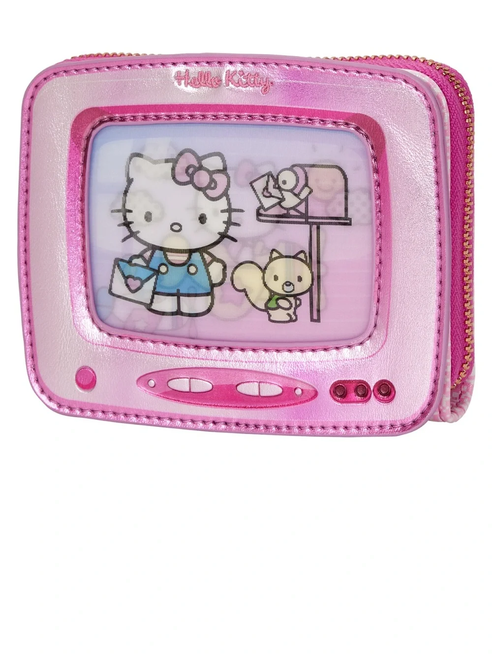 Loungefly Sanrio Exclusive Hello Kitty Vintage TV Lenticular Backpack & Wallet